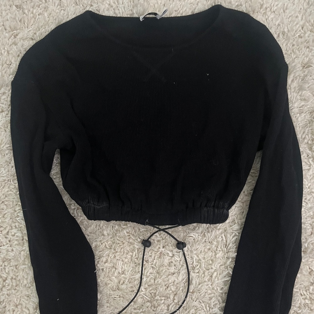 Princess polly milo sweater black, size 0